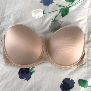 ThirdLove strapless nude bra size 38E. EUC, worn twice.